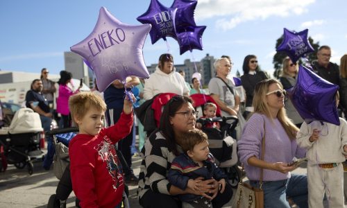 Acto organizado por un grupo de familias con motivo del Día Mundial del Prematuro.